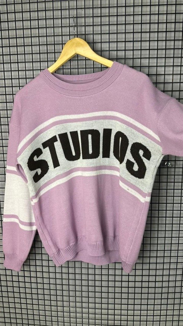 Producto - Sweater Studios Knit Premium rosa-chocolate