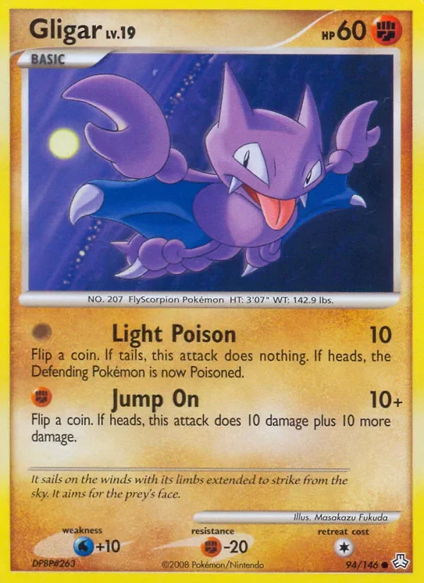 Producto - Gligar 94/146 Diamond and Pearl: Legends Awakened