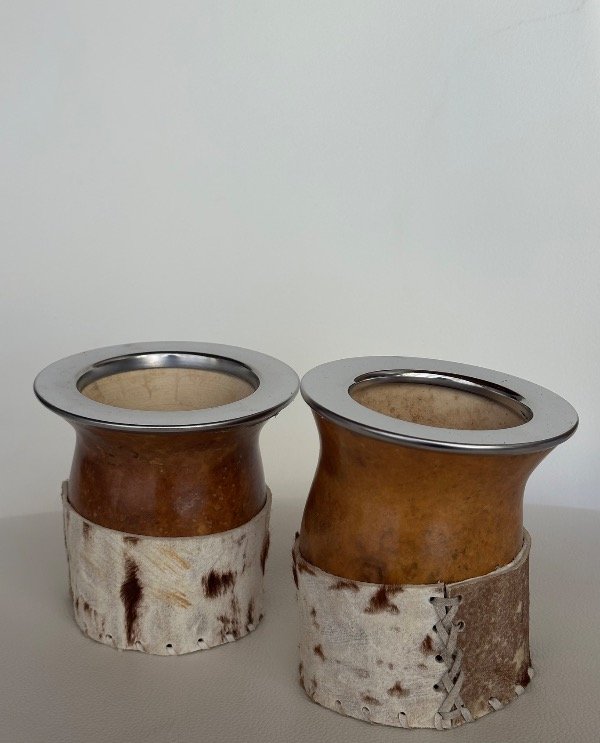 Producto - MATE CAMIONERO CRIOLLO CON BASE DE CUERO CRUDO
