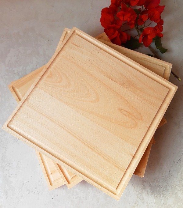 Producto - Plato Cuadrado Asado