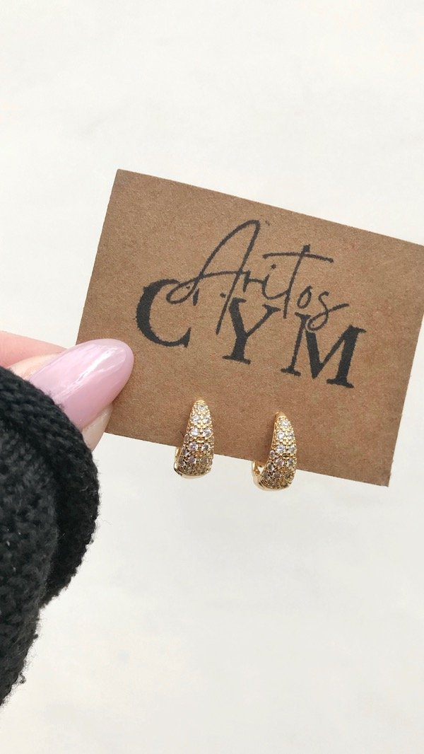 Producto - Aros donut gold