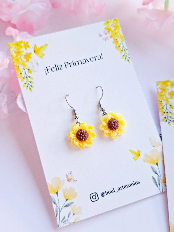 Producto - Collar/Aros Girasol - 1