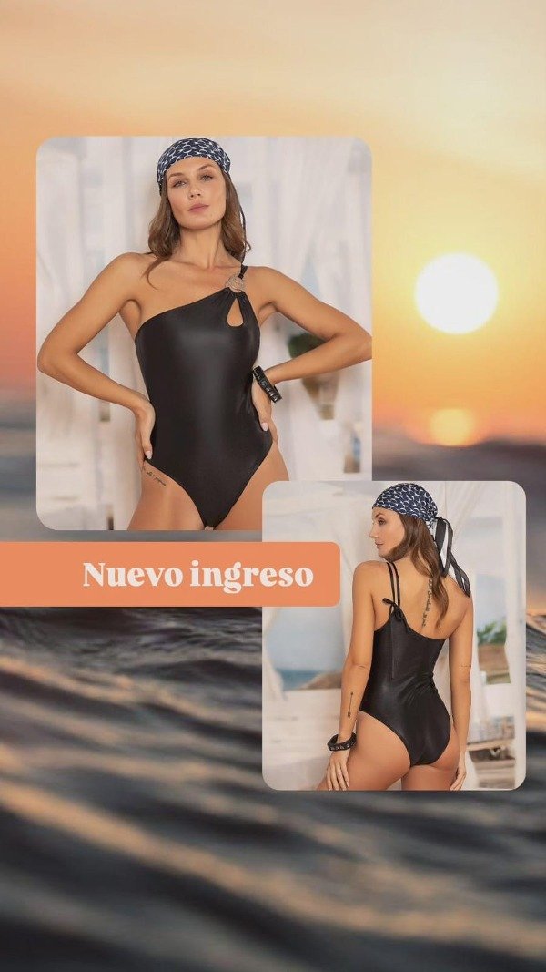 Producto - Malla Entera Vedetina Medio Hombro