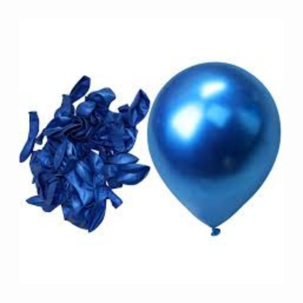 Producto - Globo chrome 12" x50un color azul