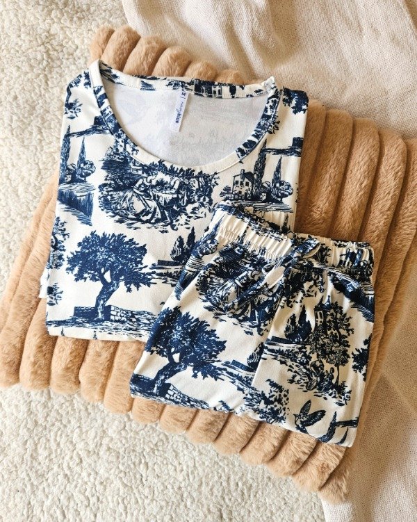 Producto - Pijama Toile Azul - 2