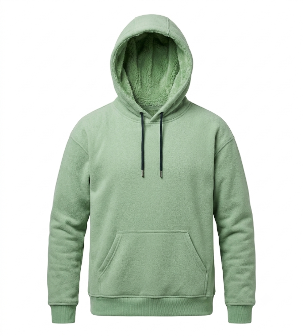 Producto - Buzo con capucha unisex, Darlon con piel, combo gorro y bufanda - 5