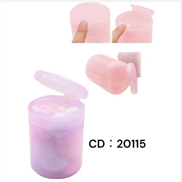 Producto - Porta algodón (transparente)