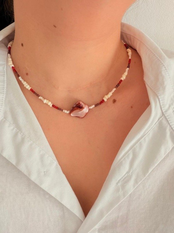 Producto - Collar Loana rojo - 0