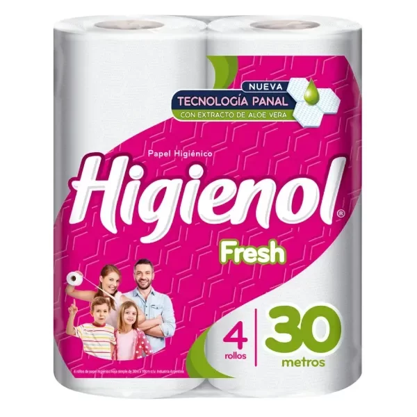 Producto - Pepel Higienico Higienol Fresh 4x30m