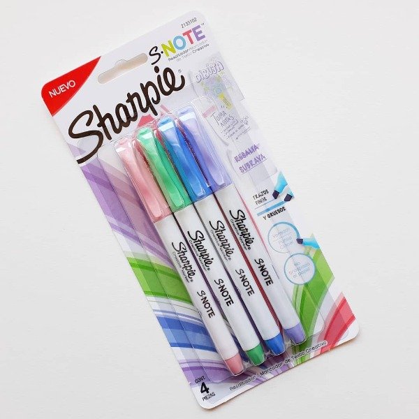 Producto - Resaltadores S-Note "Pastel" X4 - Sharpie