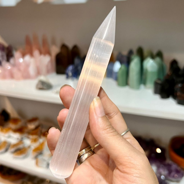 Producto - Lapiz Selenita - 10cm