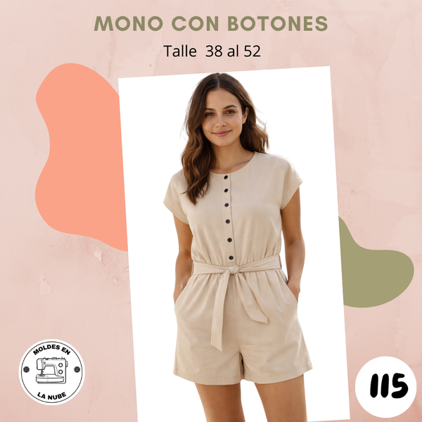 Producto - Mono Corto con Botones