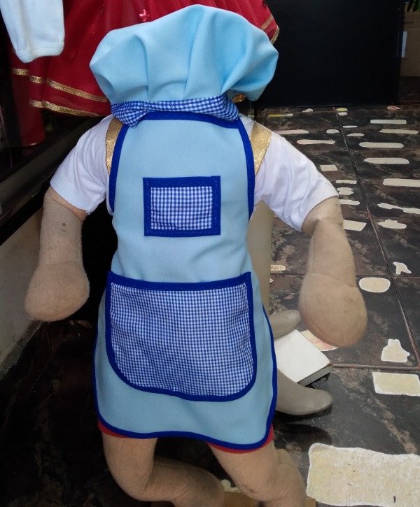 Producto - DELANTAL PANCHERITO T 1 CON GORRO SIN PERSONALIZAR