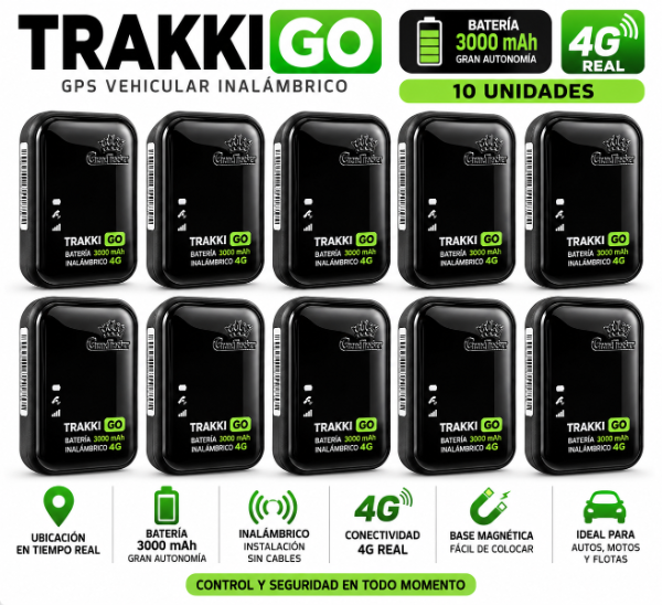 Producto - Trakki Go x 10 unidades inalámbrico con batería - 1