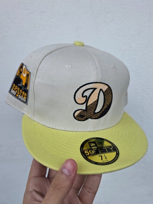 Los angeles dodgers cream 60th anniversary new era 59fifty