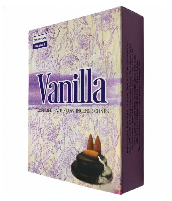 Producto - Conos Para Cascada Darshan Premium - 10 Unidades - Vainilla