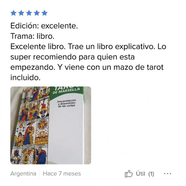Producto - Libro + Mazo de Tarot Marsella - 2