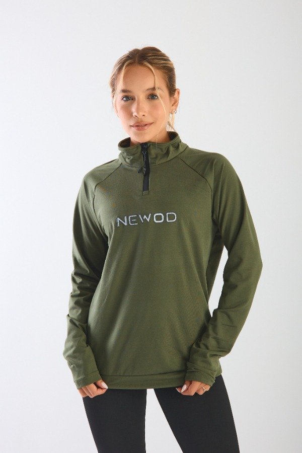 Producto - BUZO CIERRE VERDE MILITAR