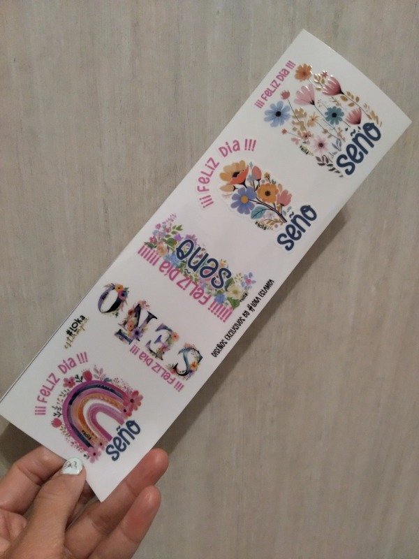 Producto - UV Tiras 8x28cm Día del Maestro #1