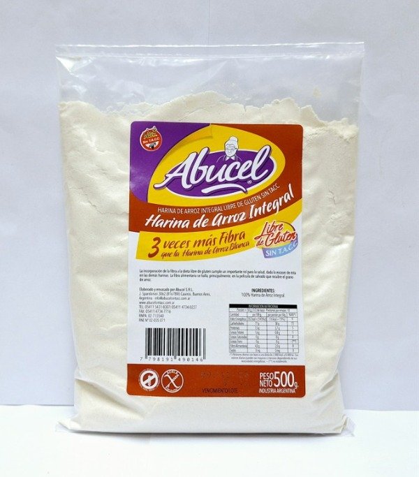 Producto - Harina de Arroz Integral Abucel