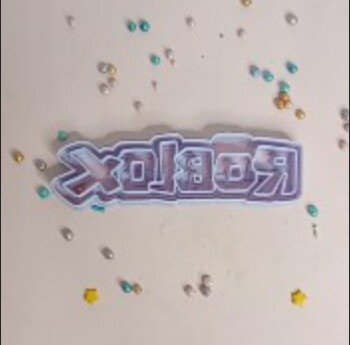 Producto - Cortante 3D con sello Roblox