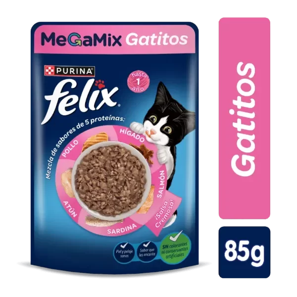 Producto - FELIX Megamix Gatitos x 85 gr