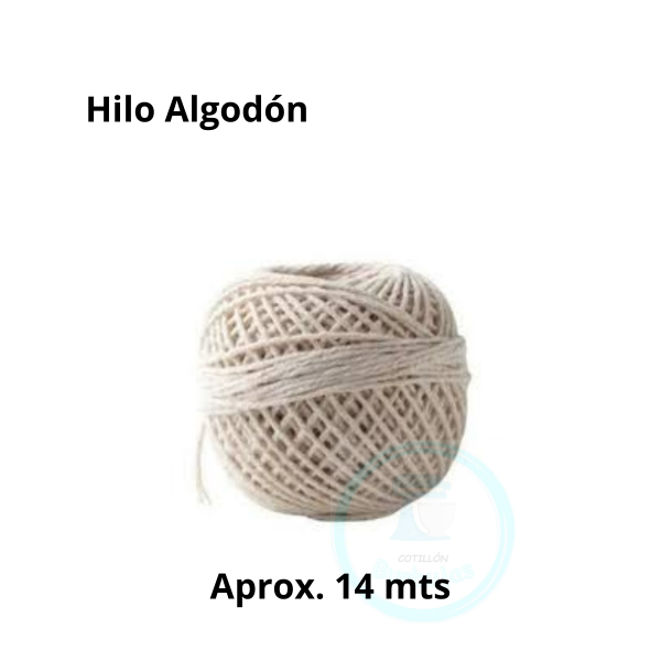 Producto - Hilo Barrilete Blanco de Algodón  20 g