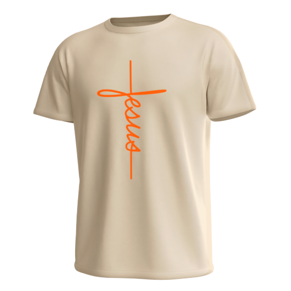 Producto - PROMO Remera Talle Del 1 Al 8 (CRUZ JESÚS) NATURAL (X1 UNIDAD)