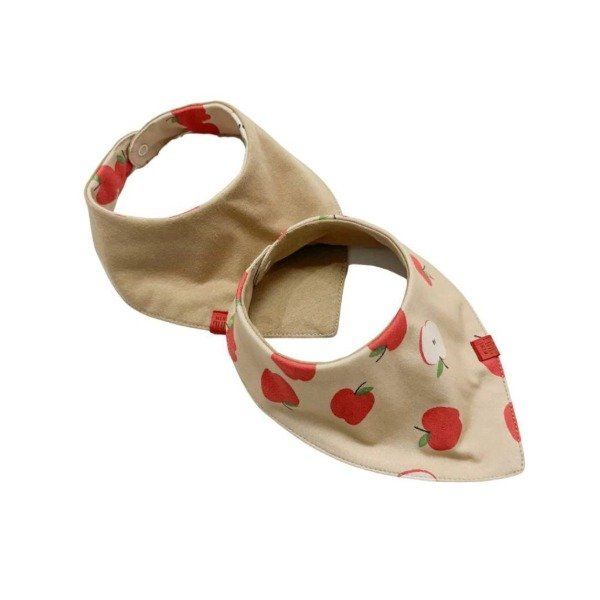 Producto - Set Babero y Porta Chupete Apples