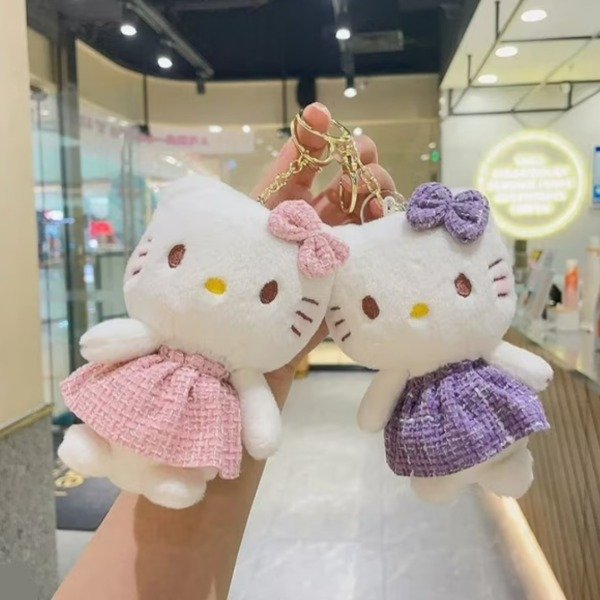 Producto - Llavero hello kitty con vestido rosa  10cm - 1