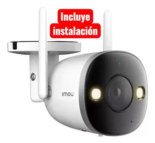 Producto - CAMARA IP WIFI 2MP BULLET 2E IMOU COLORVU C/MIC + Instalación