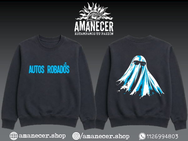 Producto - Buzo cuello redondo Autos Robados