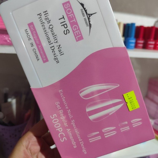 Producto - TIPS DE UÑAS X500 ALMENDRAS - PARÍS NIGHT (TP-ALM-21)