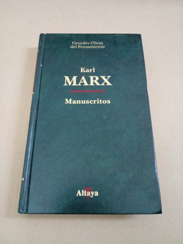 Producto - Manuscritos - Karl Marx - Altaya 1997 - T D