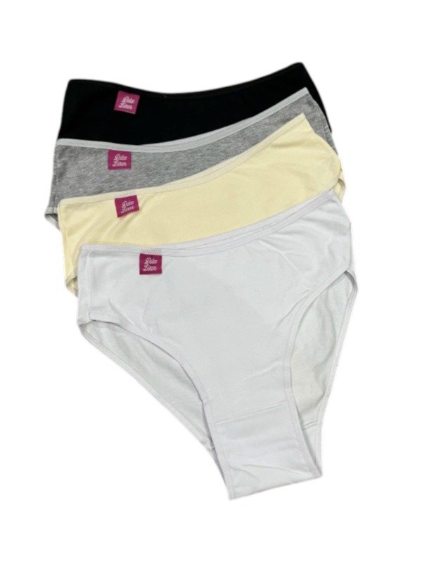 Producto - Bombacha Tiro Corto Cavada Algodon y lycra x12 Dulce Limon Art.60