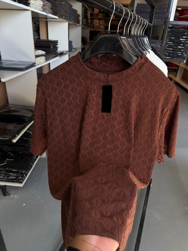 Producto - JERSEY JAQCUARD BORDO