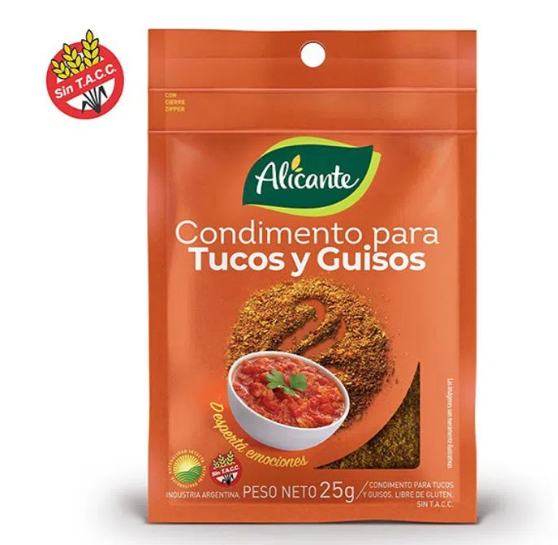 Producto - Condimento para Tucos y Guisos Alicante