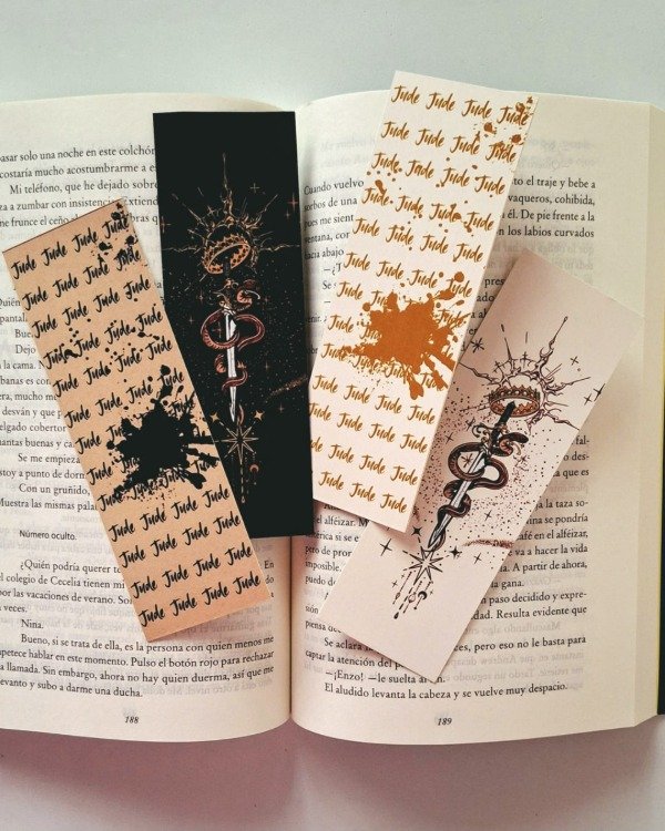 Producto - Pack marcapáginas "Príncipe Cruel"