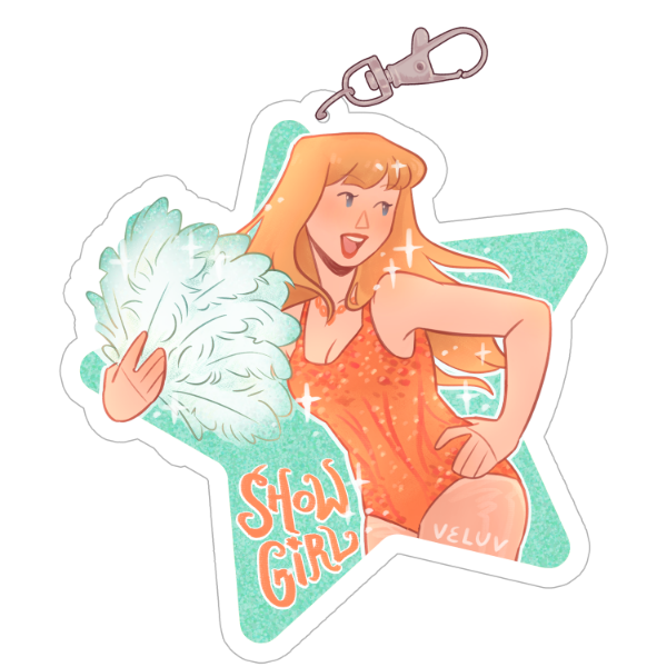 Producto - taylor showgirl - llavero