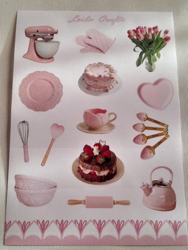 Producto - Dia Girlie - plancha Sticker