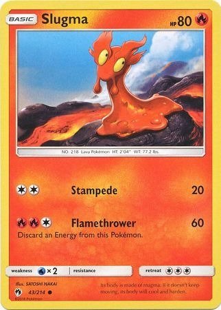 Producto - Slugma - 43/214 - Lost Thunder