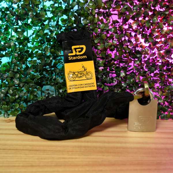 Producto - CADENA FORRADA CON CANDADO 8MM SD1055