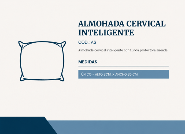 Producto - Almohada Para la Cervical Viscoelástica Inteligente - 1