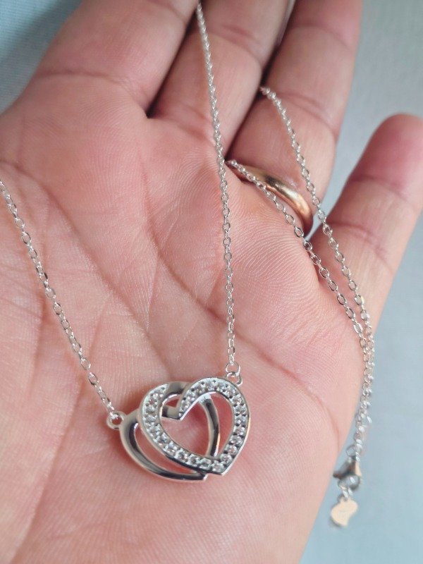 Producto - Collar corazón enlazado italiano