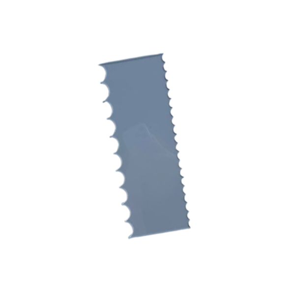 Producto - Scraper acrilico ondas invertidas 24cm x 2mm espesor