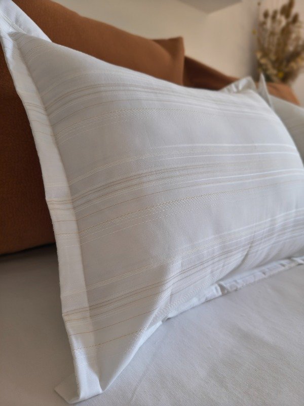 Producto - Almohadón 50x60 - Blanco Algodón con lurex