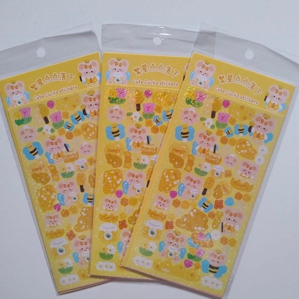 Producto - Plancha de sticker/ amarillo