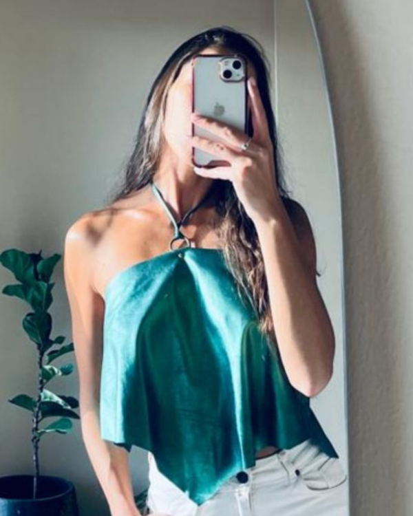 Producto - Top Cersei - Metalizado Verde