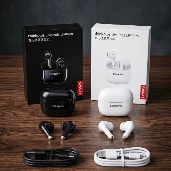 Producto - AURICULARES BLUETOOTH LP40 LENOVO ORIGINALES - 0