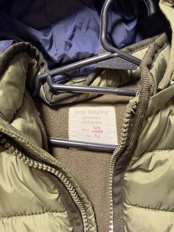 Producto - Campera inflable verde Zara 6 meses - 3